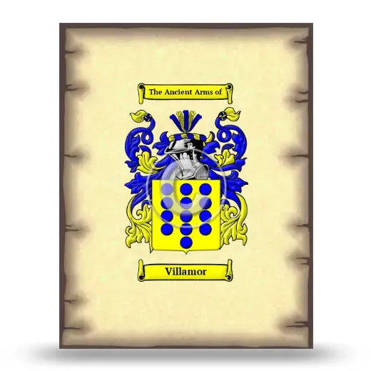 Villamor Coat of Arms Print