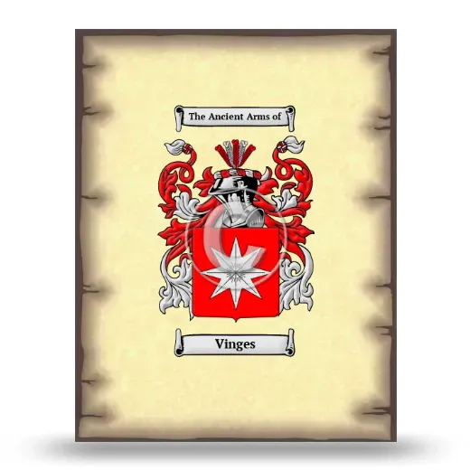 Vinges Coat of Arms Print