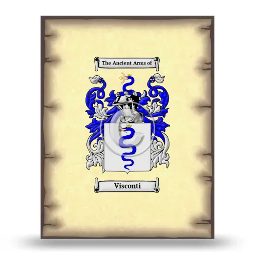 Visconti Coat of Arms Print