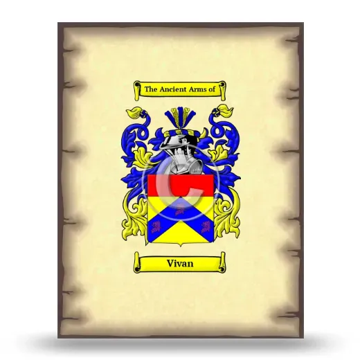 Vivan Coat of Arms Print