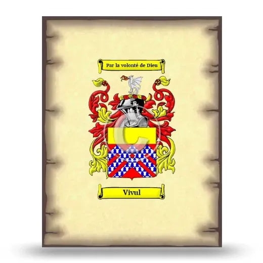 Vivul Coat of Arms Print