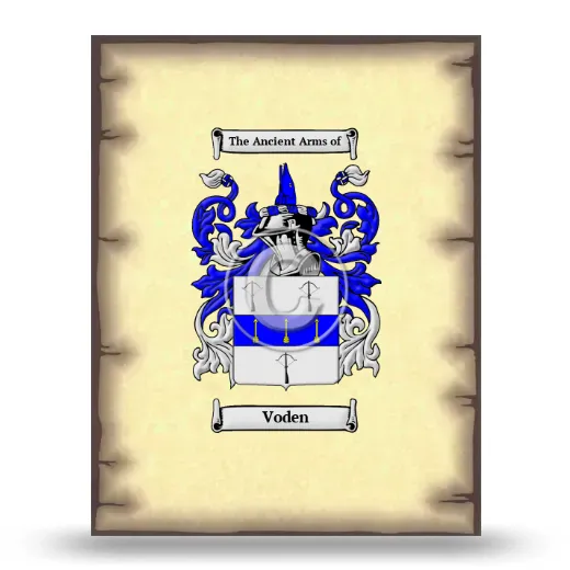 Voden Coat of Arms Print