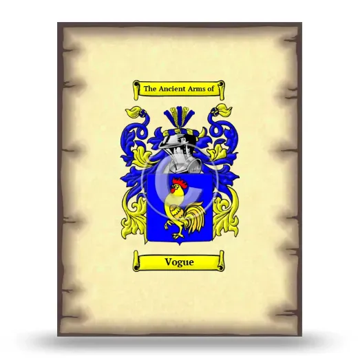 Vogue Coat of Arms Print