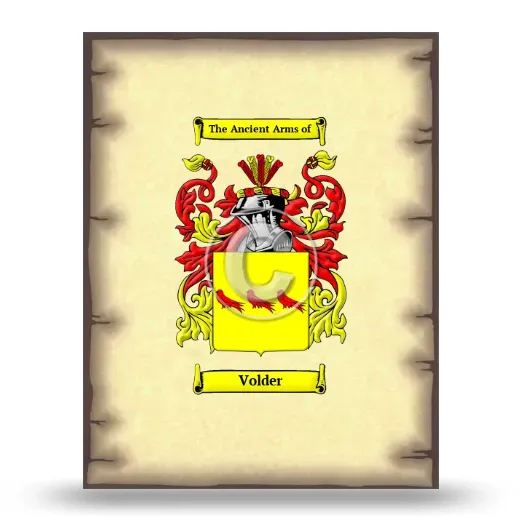 Volder Coat of Arms Print