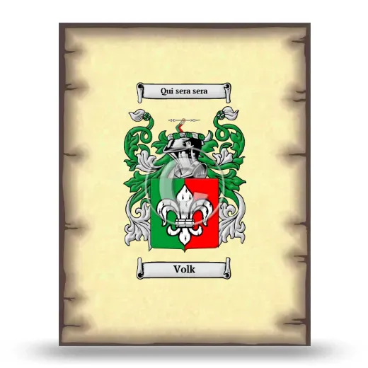 Volk Coat of Arms Print