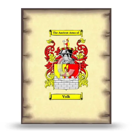Volk Coat of Arms Print