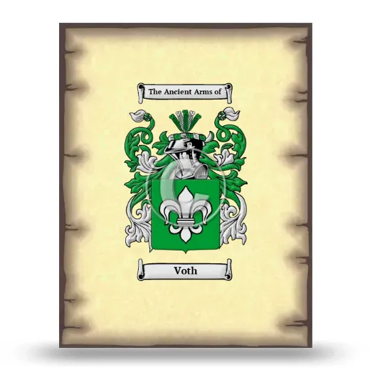 Voth Coat of Arms Print