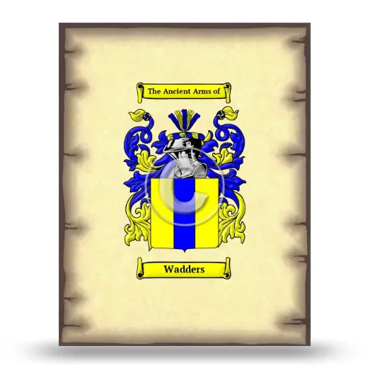 Wadders Coat of Arms Print
