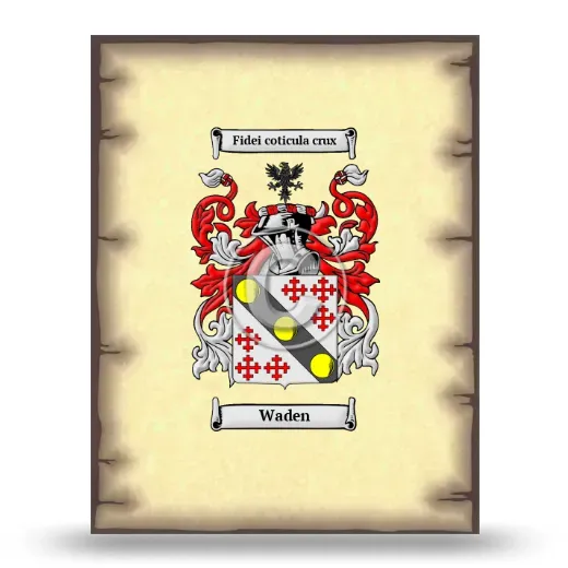 Waden Coat of Arms Print