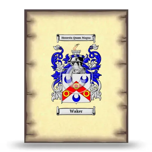 Waker Coat of Arms Print