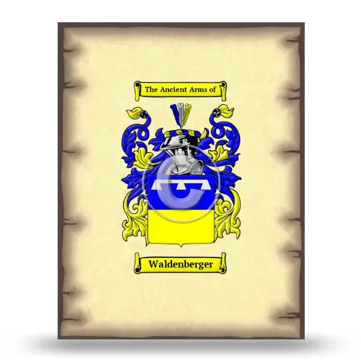 Waldenberger Coat of Arms Print