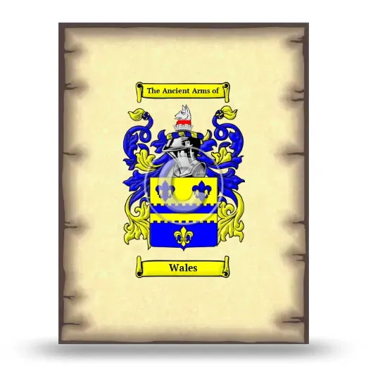 Wales Coat of Arms Print