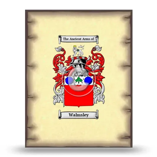 Walmsley Coat of Arms Print
