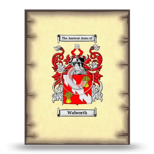 Walworth Coat of Arms Print