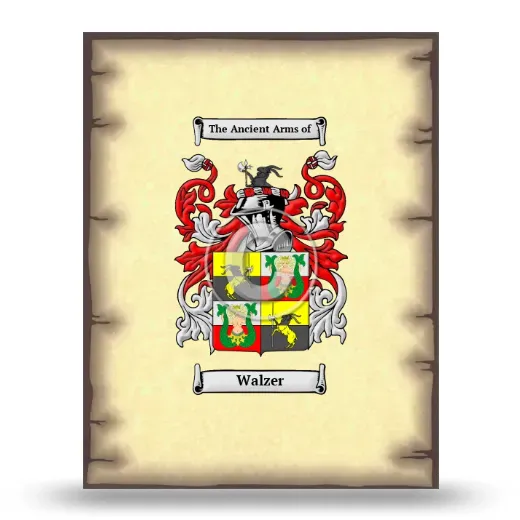 Walzer Coat of Arms Print