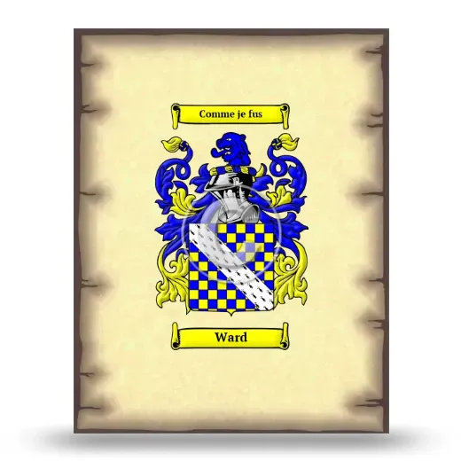 Ward Coat of Arms Print