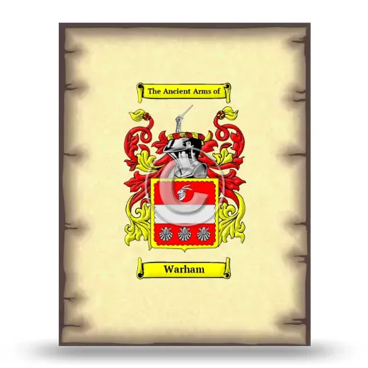 Warham Coat of Arms Print