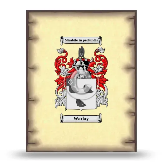 Warlay Coat of Arms Print