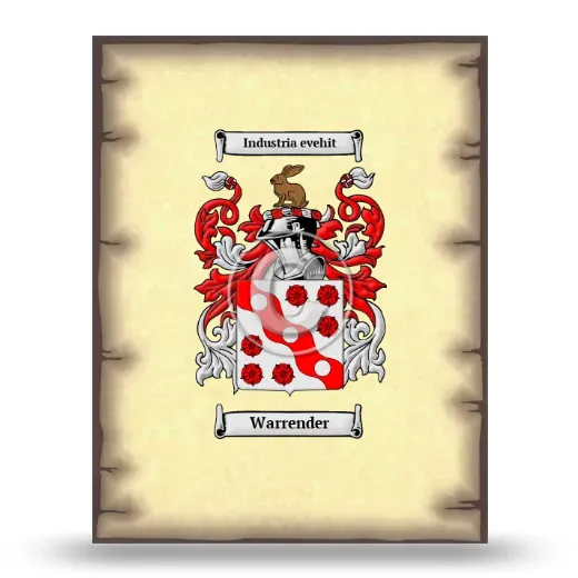 Warrender Coat of Arms Print