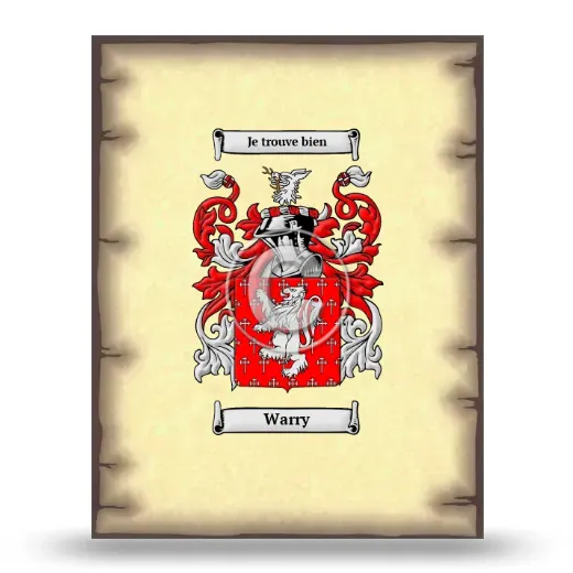 Warry Coat of Arms Print