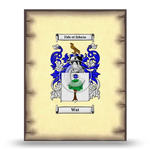 Wat Coat of Arms Print