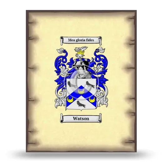 Watson Coat of Arms Print