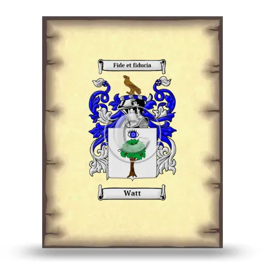 Watt Coat of Arms Print