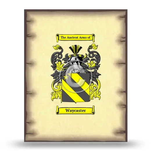 Waycaster Coat of Arms Print