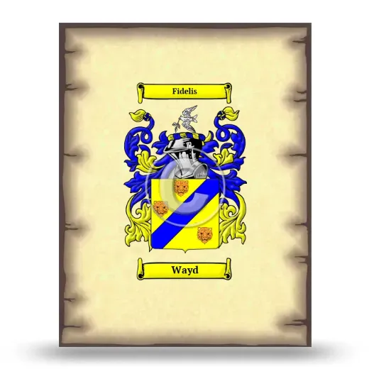 Wayd Coat of Arms Print