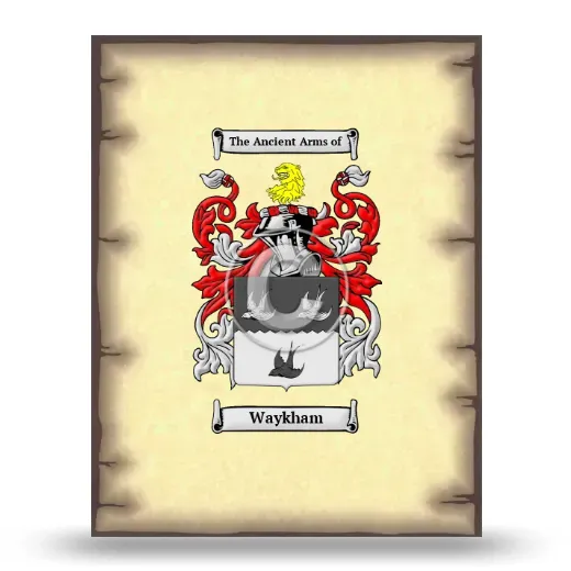 Waykham Coat of Arms Print