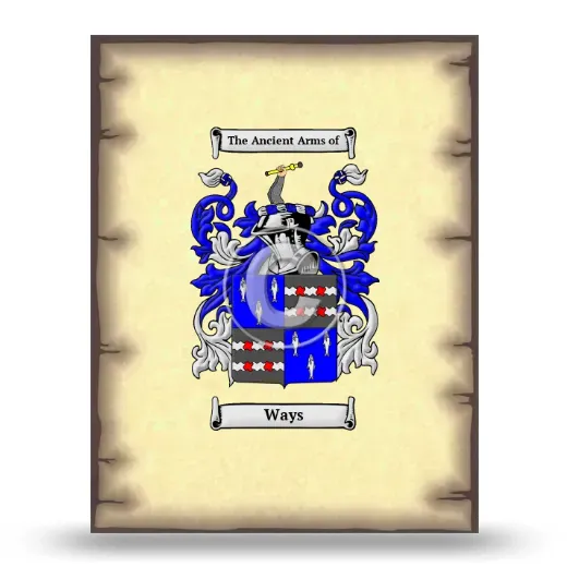 Ways Coat of Arms Print