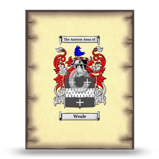 Weale Coat of Arms Print