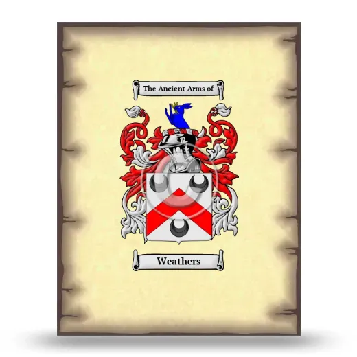Weathers Coat of Arms Print