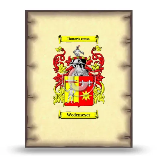Wedemeyer Coat of Arms Print