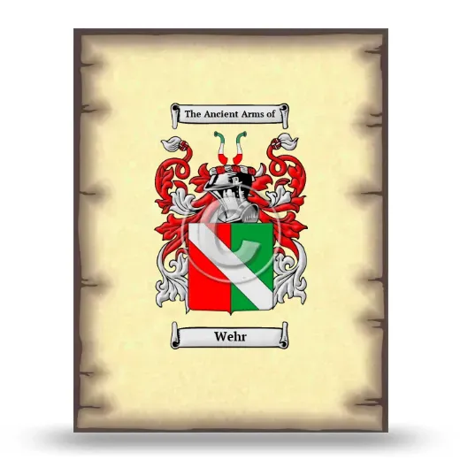 Wehr Coat of Arms Print