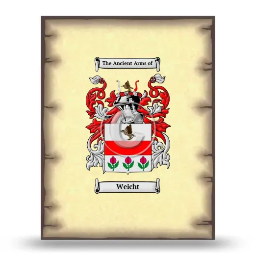 Weicht Coat of Arms Print