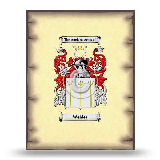 Weides Coat of Arms Print