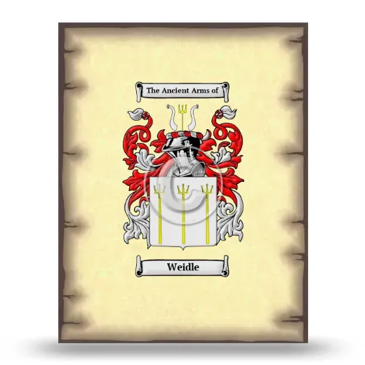 Weidle Coat of Arms Print
