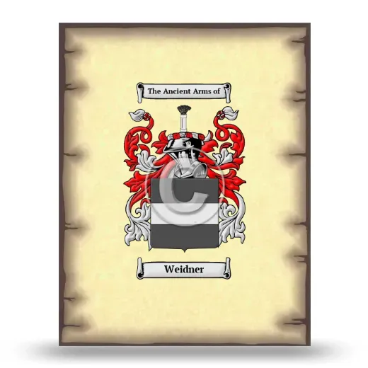 Weidner Coat of Arms Print