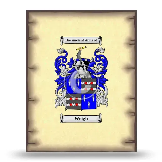 Weigh Coat of Arms Print