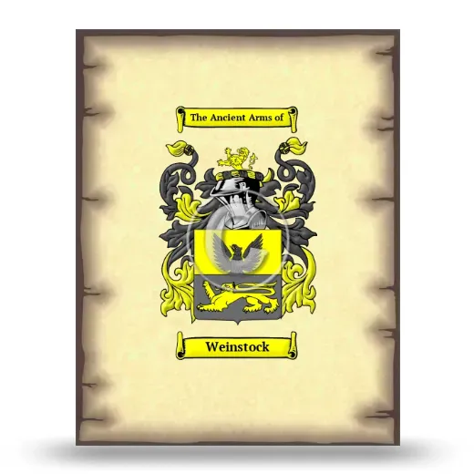 Weinstock Coat of Arms Print