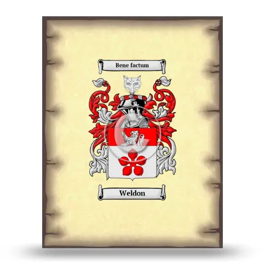 Weldon Coat of Arms Print