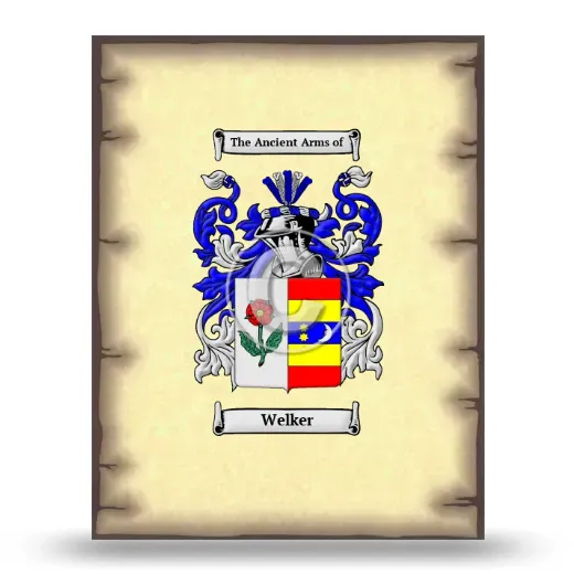 Welker Coat of Arms Print