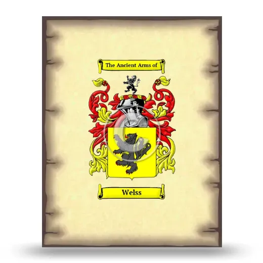 Welss Coat of Arms Print