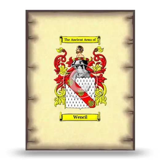 Wencil Coat of Arms Print
