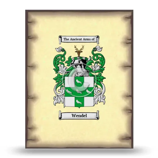 Wendel Coat of Arms Print