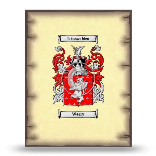 Werry Coat of Arms Print