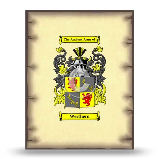 Werthern Coat of Arms Print