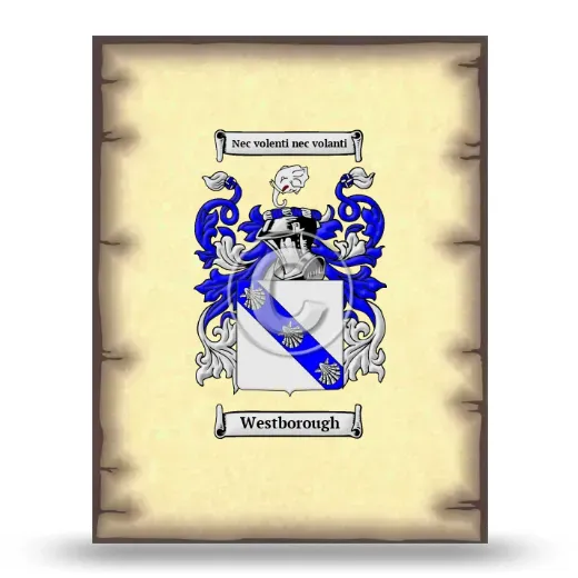 Westborough Coat of Arms Print