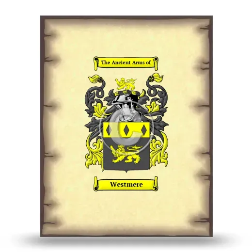 Westmere Coat of Arms Print